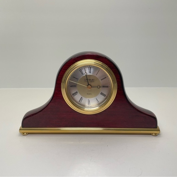 Danbury Clock Company German Movement Small Desk Clock READ - Picture 3 of 16